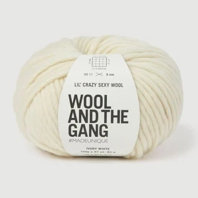 Image of Wool and the Gang, Lil&#039; Crazy Sexy Wool, Ivory White, 100g, Chunky