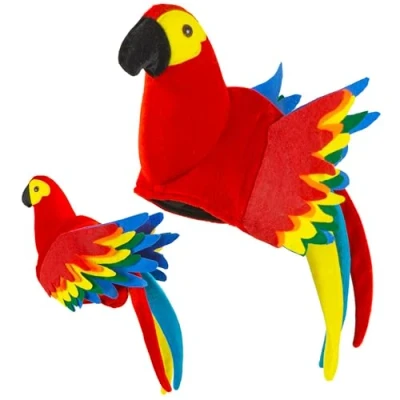 Image of W WIDMANN MILANO Party Fashion Hat Parrot Bird Animal Costume Headwear for Carnival