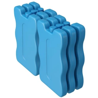 Image of EPISENT Reusable Freezer Blocks Pack of 6 Long Lasting Ice Packs 237g Each Ideal for Food &amp; Drink Cooling Perfect Outdoors, Picnics, Travel