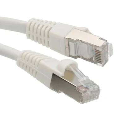 Image of kenable Cat6A SSTP LSZH RJ45 Network Ethernet Patch 10 Gigabit Cable 15m White [15 metres]