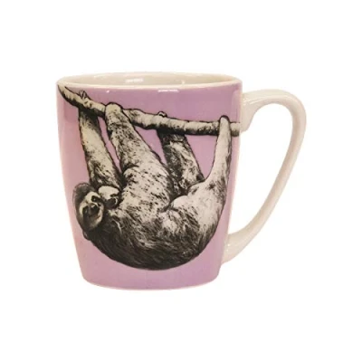 Image of Churchill The Kingdom Animal Mug Modern Printed Coloured Tea Coffee Cups 300ml Sloth
