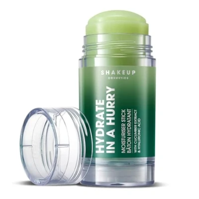 Image of Shakeup Mens Moisturiser Stick, Face Balm, with Witch Hazel &amp; Cucumber, Travel Friendly, Great for Post Workout Dry Skin, Vegan Skincare, 35gr