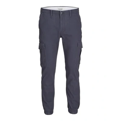 Image of JACK &amp; JONES Men&#039;s Jpstmarco Jjjoe Cuffed Cargo Trousers, India Ink, 27W x 32L