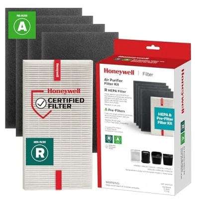 Image of Honeywell air Purifier Filter, Carbon Fibre, Grey, 6.9&quot; x 3.9&quot; 12&quot;