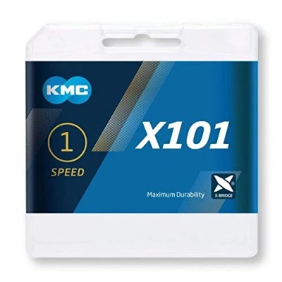 Image of KMC Unisex&#039;s X101 Chain, Silver, 112 Link