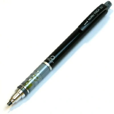 Image of Uni Mechanical Pencil, Kuru Toga Standard Model 0.3mm, Black (M34501P.24)