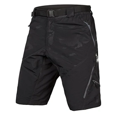 Image of Endura Men&#039;s Pantalón de Ciclismo Cycling Shorts, Black Camouflage, XXL