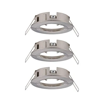 Image of Paulmann 92479 Choose luminaire spot Rigid max. 3x10 watt Ceiling Spotlight Brushed Iron recessed lamp Aluminium