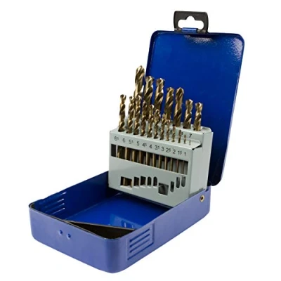 Image of UK Drills Cobalt M35 Drill Bit Set 19 Pieces Jobber 1.0mm to 10.0mm