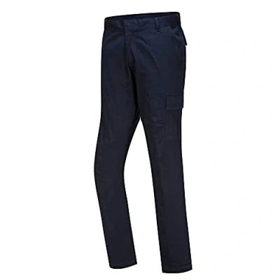 Image of Portwest Stretch Slim Combat Trouser Dark Navy Short 28