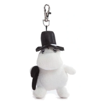 Image of Aurora Moomin, 60153, Official Merchandise, Moominpappa, 4In, Keyclip, Black and White