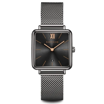 Image of Eastside Womens Female Quartz watch anthracite Stainless steel Grey Metal Composite One Size