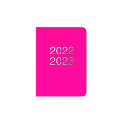 Image of Letts of London Dazzle A6 Week to View 22.23 Academic Diary Pink