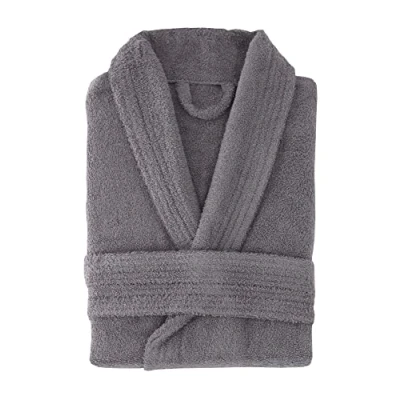 Image of Top Towels Unisex Bathrobe Shower for Men or Women 100% Cotton 500 g/m2 Terry Robe