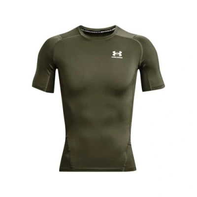 Image of Under Armour Undershirt, Men&#039;s, Size: Small, Marine green/white