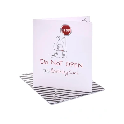 Image of UK Greetings Birthday Card for Him/Her/Friend Funny Rebel Design