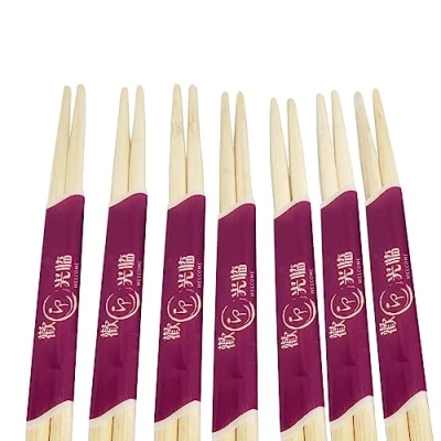 Image of Kansai Convenience 40 Pairs Premium Disposable Bamboo Chopsticks Individually Wrapped