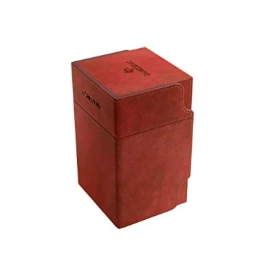 Image of Gamegenic Watchtower 100 Card Convertible Deck Box, Red