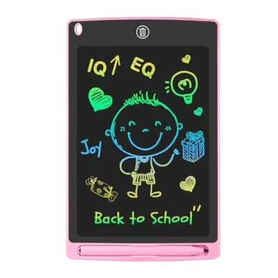Image of GUYUCOM LCD Kids Doodle Board, 8.5 Inch Electronic Writing Tablet with Lock Function, Erasable Drawing Pad for Toys Birthday Gifts (Pink)