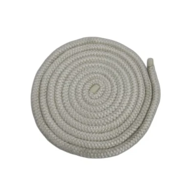 Image of 4 Metre Rope Diameter 10mm Glass Fibre Cord Door Seal Oven, 100mm Free End Seal, Stove Fire Heat Resistant Thermal Soft White The Wizard