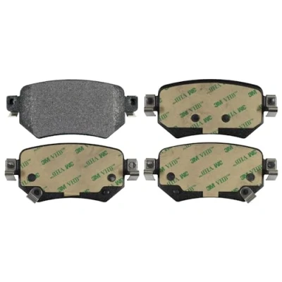 Image of GMY02643Z, GMY02643ZA, GMY02643ZB, GMY02643ZC Brake pad set BLUE PRINT ADM542112 Rear Axle with acoustic wear warning MAZDA: 6 Saloon, Estate