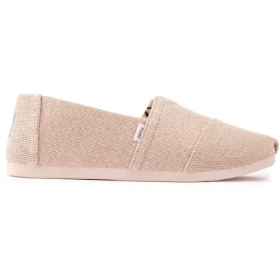 Image of TOMS Men&#039;s Alpargata Heritage Canvas Loafer Flat, Natural Undyed, 8 UK