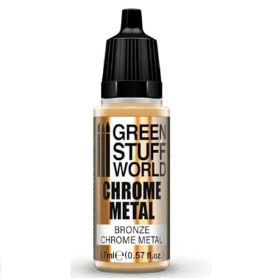 Image of Green Stuff World for Models and Miniatures Chrome Paint Bronze 3690