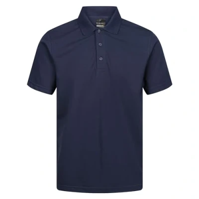 Image of Regatta Professional Mens Pro 65/35 Short Sleeve Polo t Shirt Base Layer Navy