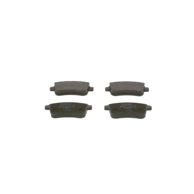 Image of 440601416R, 440603734R, 440604694R, 440607082R, 8660000779 Brake pad set BOSCH 0 986 424 942 Low Metallic with anti squeak plate, mounting manual