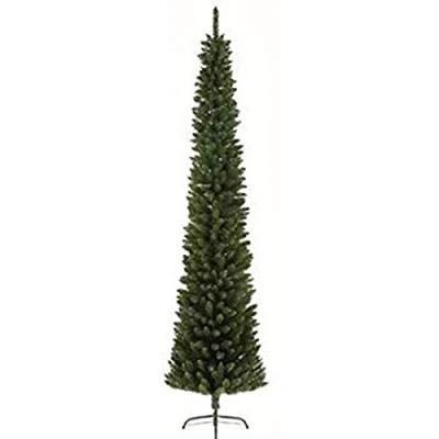 Image of 5.5ft (1.7m) Premier Pencil Style Slim Christmas Tree in Green