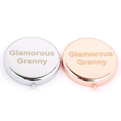 Image of Birthday Compact Mirror 21 (Rose)