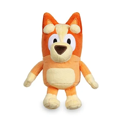Image of Giochi Preziosi Bluey Bingo Soft Plush Toy Approximately 20 cm Tall with Just Like in the Cartoon Details, for Children from 3 Years
