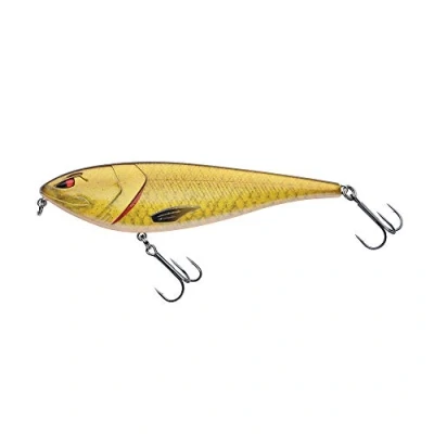 Image of Berkley Zilla Glider, Fishing Hook, Hard Lures, Slow Sinking Glide Bait, Fusion 19 Treble Hooks, Erratic Action, extreme Loud Rattle, Lead Free PredatorFishing, Pike, Unisex, Rudd, 67g 160mm