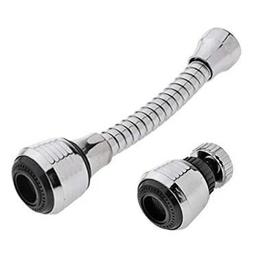 Image of Faucet Aerator,360 Rotate Swivel Water Saving Tap Aerator Diffuser Nozzle Filter Adapter Replacement for Kitchen
