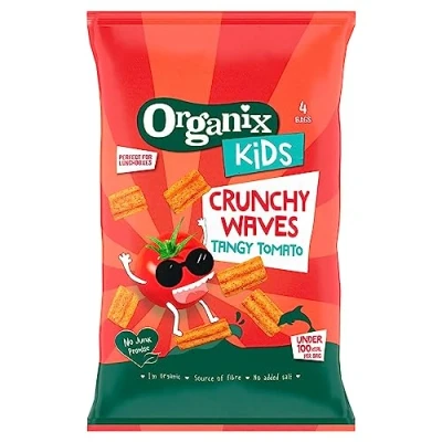 Image of Organix Kids Cruchy Waves Tangy Tomato 14g 4s