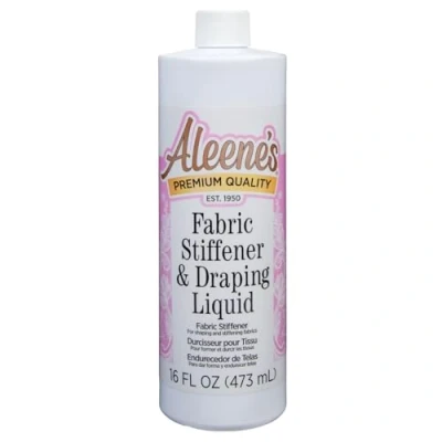 Image of Aleene&#039;s Fabric Stiffener &amp; Draping Liquid 473ml, 16oz, White