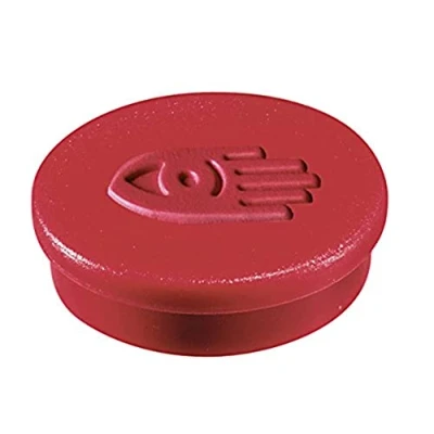 Image of Legamaster 30mm Magnets Pack of 10 Red