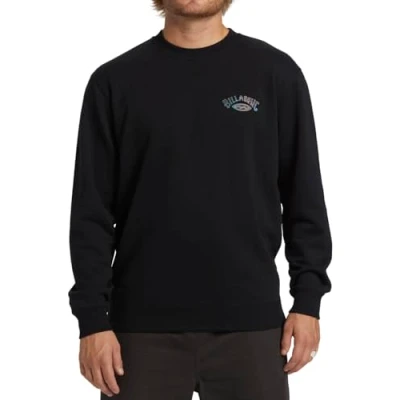 Image of Billabong Sands CREW Sweatshirt, Men&#039;s, Size: Medium, Black