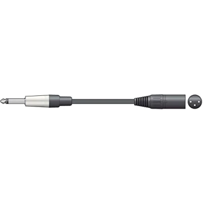 Image of 12m Male 3 Pin XLR to 6.35mm 1/4&quot; Mono Jack Audio Patch Cable