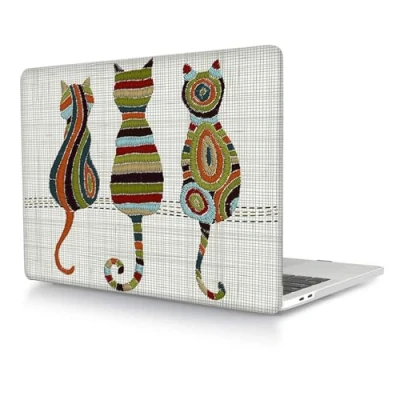 Image of Case Compatible with New MacBook Air 13 inch 2020 2019 2018 Release A2337 A2179 A1932 M1 Retina Display and Touch ID, Plastic Laptop Hard Shell Protective Case, Cats