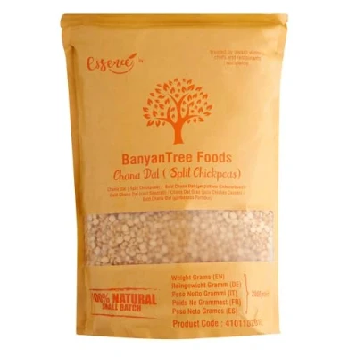 Image of BanyanTree Foods Chana Dal (Split Chick Pea Lentil) 2kg All Natural, Indian Origin Unpolished Vegan Non GMO No Salt or fillers…