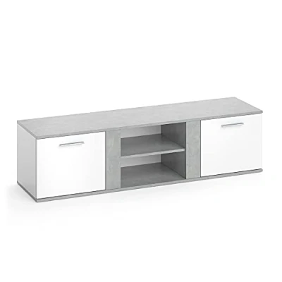 Image of Vicco Lowboard Novelli, Concrete/White, 40 x 41 cm