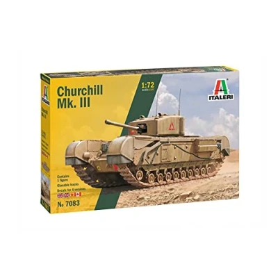 Image of Italeri ITA7083 Churchill Mk III Italy Model kit, Multicoloured, Mittel