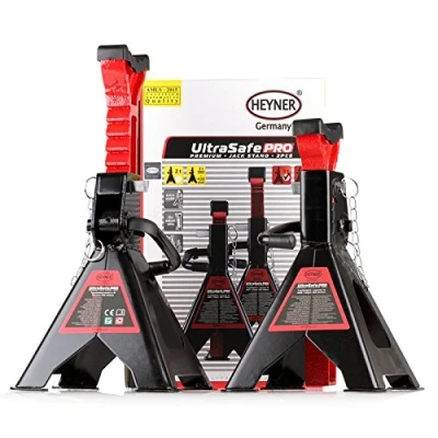 Image of HEYNER Premium Adjustable Car Axle Jack Stands 3 tons Set 2 H347430