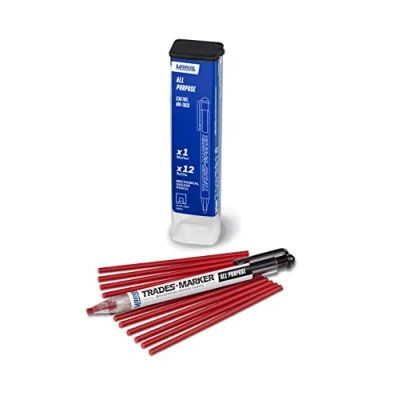 Image of Markal Trades Marker Starter Red (Pack 12)