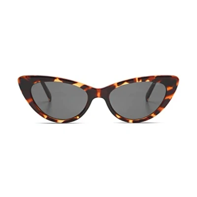 Image of KOMONO Rosie Havana Unisex Cat Eye Bio Nylon G850 Sunglasses for Men and Women with UV Protection Scratch Resistant Lenses