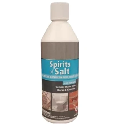 Image of 6x 500ml Traditional Spirits of Salt Multi Purpose Drain Cleaner Dissolves Effectively Unblock Toilets &amp; Drains Unblocker Remove Stubborn Limescale Buildup In
