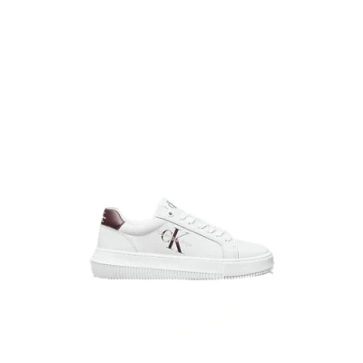 Image of Calvin Klein Jeans Women&#039;s Chunky Cupsole Mono LTH Wn Yw0yw00823 Sneakers, White Bright Andorra, 3.5 UK