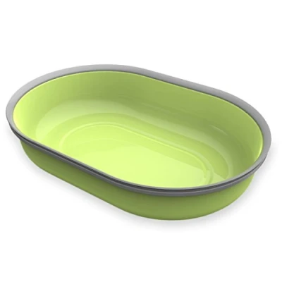 Image of Sure Petcare SureFeed Single Bowl with Integrated Seal, Compatible Microchip Pet Feeder Sealed Lid, Works for Wet and Dry Food, Keeps Food Fresh, Green