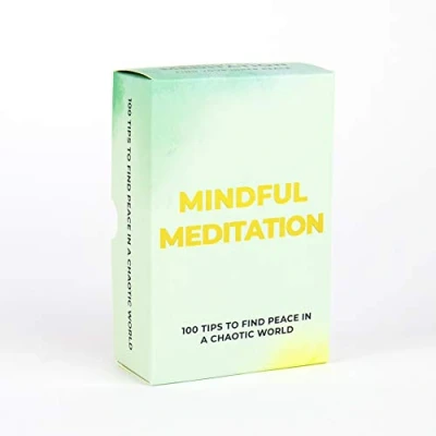 Image of Gift Republic GR490076 Mindful Meditation Cards, Multi Coloured, One Size